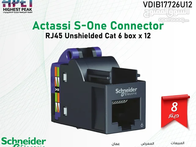Actassi S-One ConnectorRJ45 Unshielded Cat 6 box x 12 Schneider