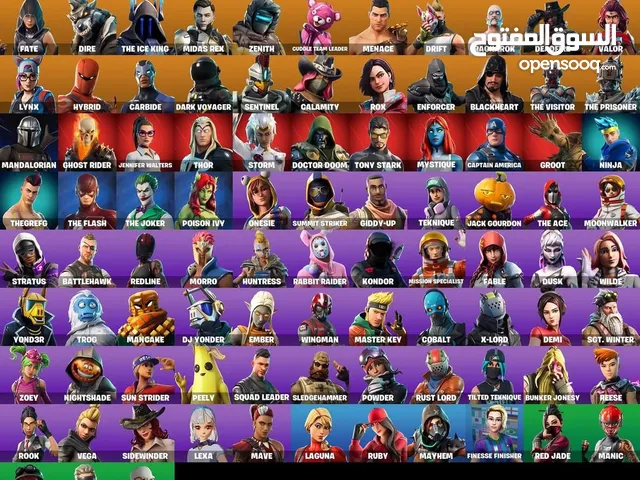 Fortnite Accounts and Characters for Sale in Amman