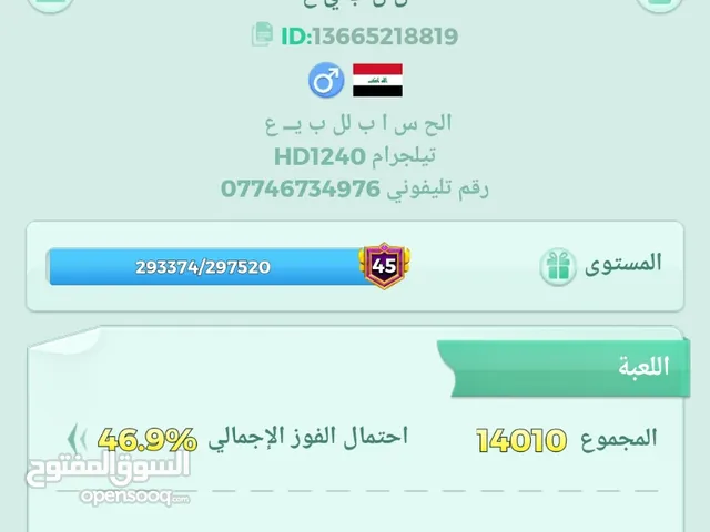 Ludo Accounts and Characters for Sale in Baghdad