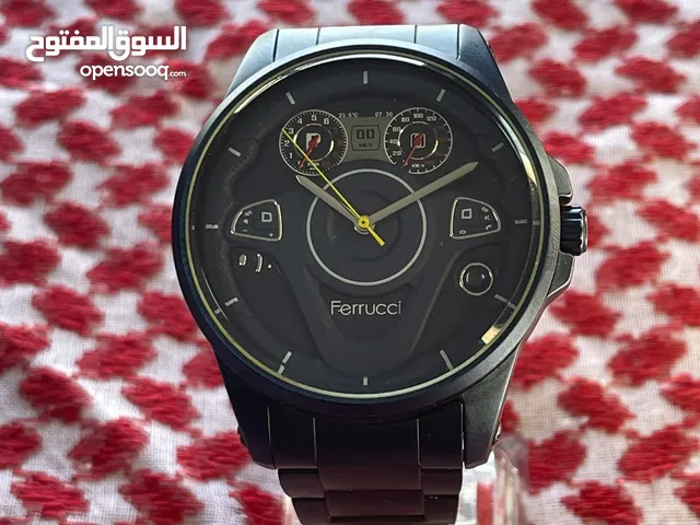 ساعة فيروتشي شغالة بحالة جيد جدا حجم القطر 44 تقريبا ،موجود خدمة توصيل لجميع المناطق