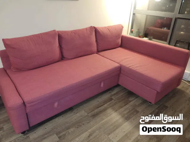IKEA FRIHETEN SOFA BED (light pink)