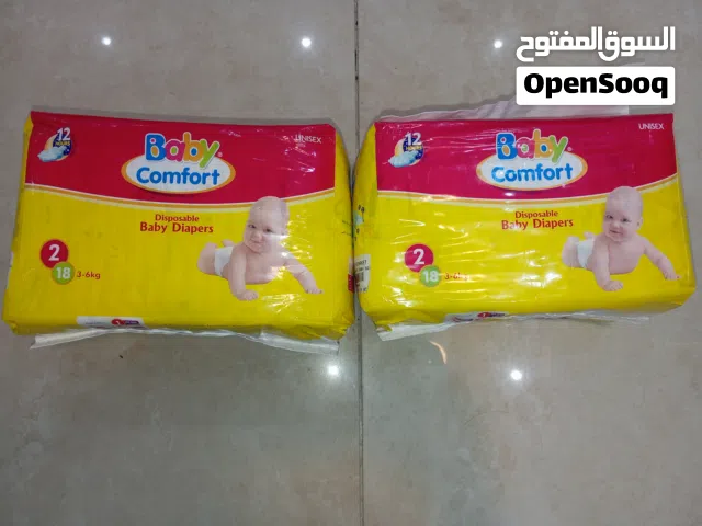 Baby Comfort Disposable Diapers Size 2 (3–6 kg) – 18 Pieces – New