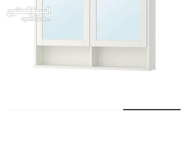 مرايه حمام مع بابين