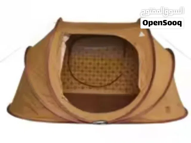 خيمة المبيت المميزة مع مفرش تقيل  حجم 3×2×1.5 تتسع لأكثر من شخصين في حالة المبيت  ثقيلة جدا من القما