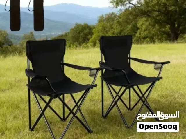 كرسي اسود حجم كبير مع مسند ظهر مرتفع 80سم+حامل كاسة على الذراع (للقهوة والمياه الباردة) انيق ومتين