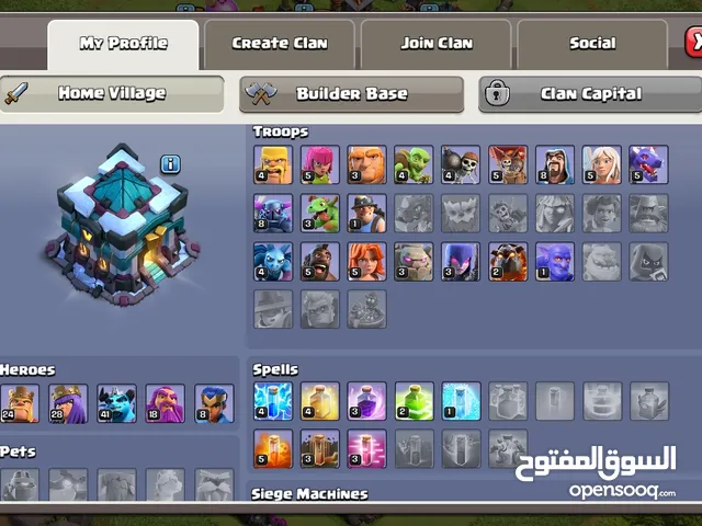 Clash of Clans Accounts and Characters for Sale in Cairo