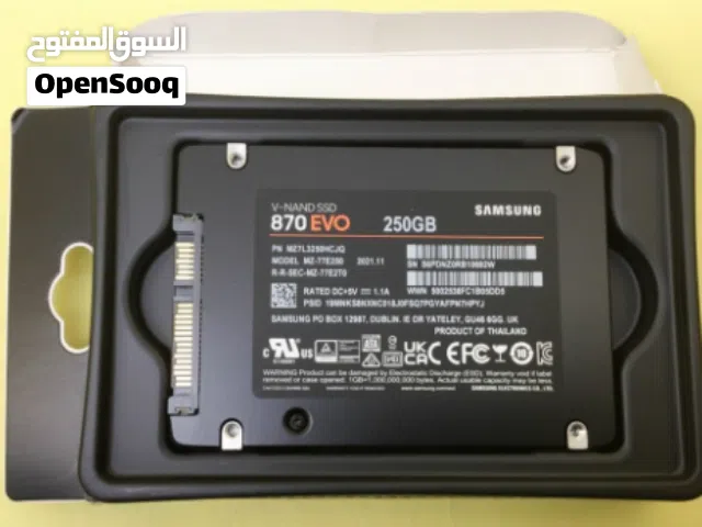 Samsung SSD 870 EVO, 500 GB, Form Factor 2.5 Inch, Intelligent Turbo Write, Magician 6