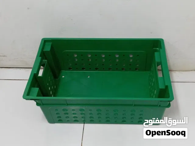 سلة مربعه خضراء