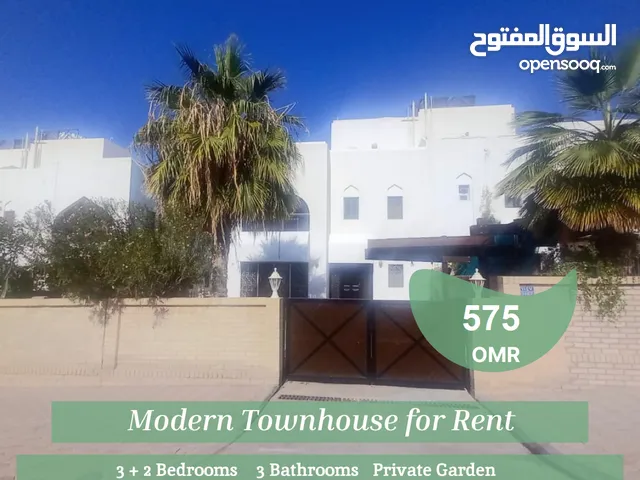 Modern Townhouse for Rent in Al Qurum  REF 520GA