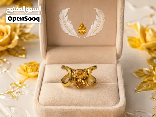 خاتم بحوهره لامعة ماركة ليا صوفيا شهيره