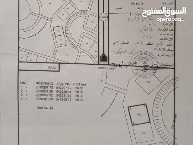 للبيع أرض سكني تجاري في السويق مقابل الصناعيه قريبه من الشارع العام فرصه للإستثمار موقع وسط الخدمات