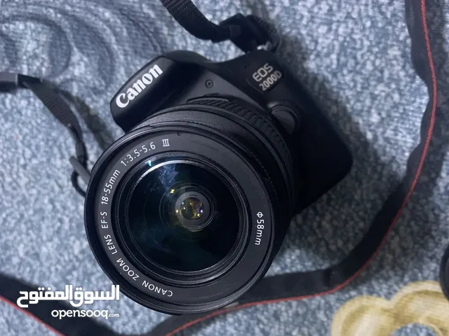 كامرة كانون 2000D اخو الجديده استخدام بسيط شخصي وكامرة ادائها ممتاز