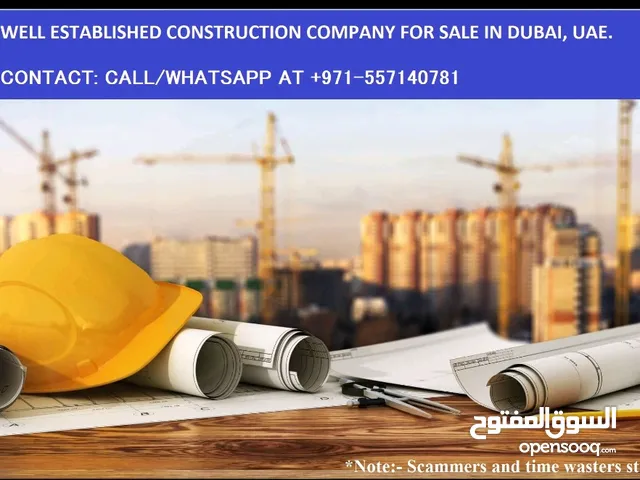 Construction Company for Sale in Dubai