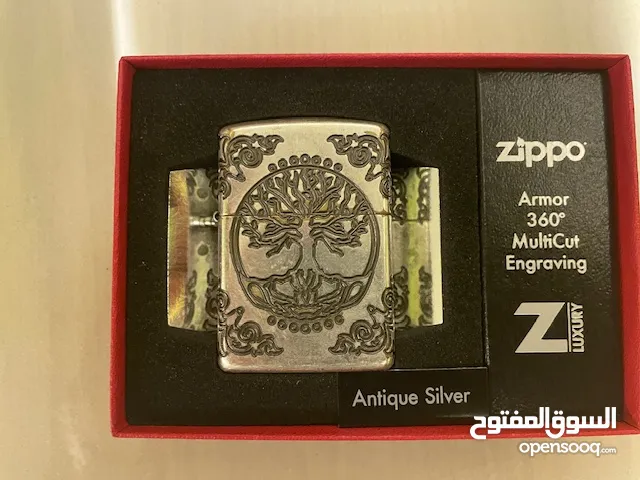 Zippo Lighter - Armor Tree of Life Antique Silver