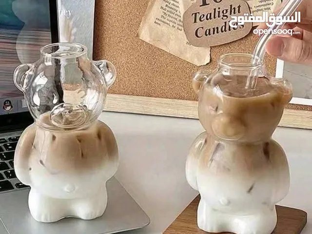 كاسات اشكال زجاج مع شلمونات زجاج