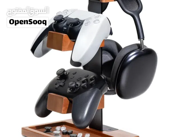 headset holder حامل السماعات الخشبي