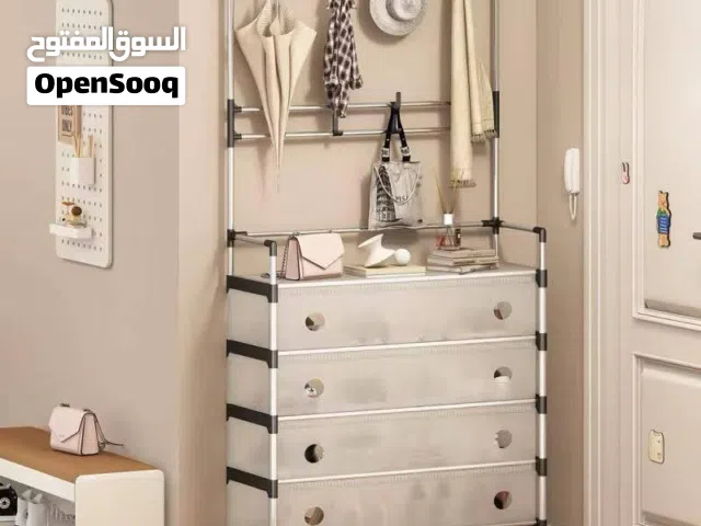 خزانه او رف احذيه مع ستاند ملابس بشكل جديد خلي بيتك مميز