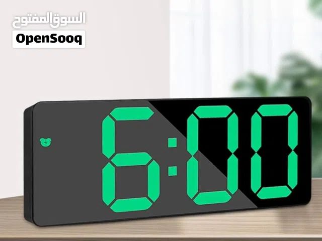 ساعه رقميه منبه و ساعة حائط  الكترونيه
