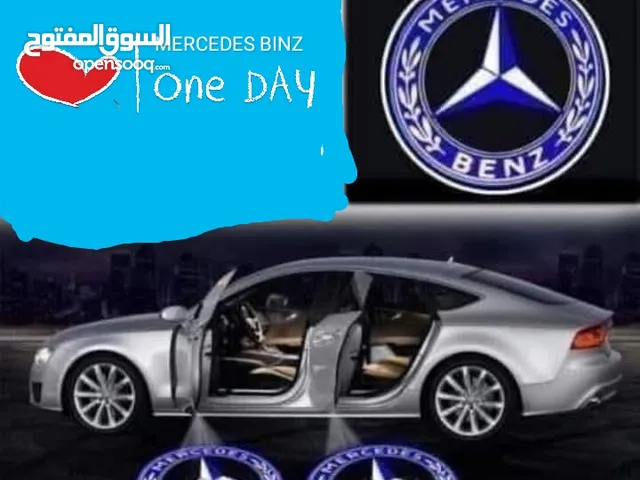لوجو شعار سياره ترحيبي مضئ بشعار نوع السياره عند فتح الباب مرسيدس كيا دايو BMW