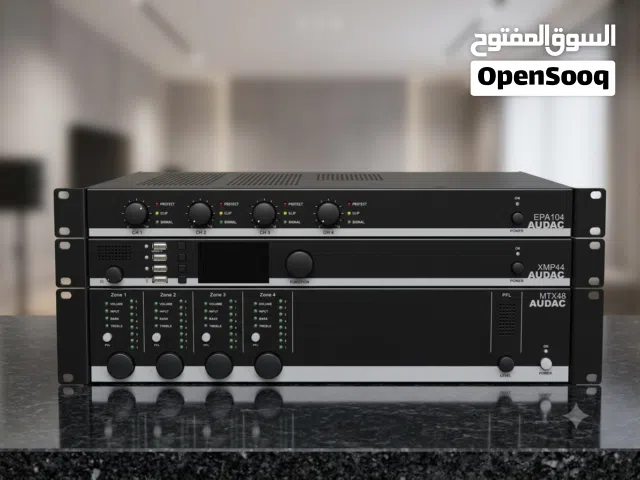 للبيع مجموعة أجهزة صوتية متكاملة من شركة AUDAC البلجيكية بحالة ممتازة