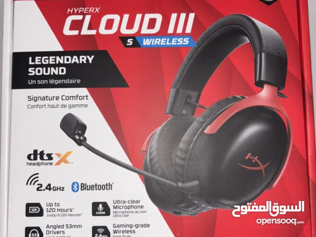 سماعة Hyperx Cloud IIl s اصلية نظيفه استخدام مره وحده