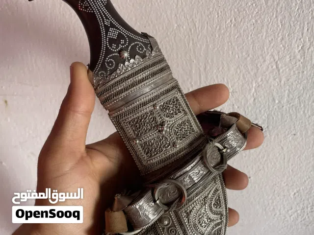 خنجر اطفال قياس 5 فضة (الحلقات ما فضة فقط)