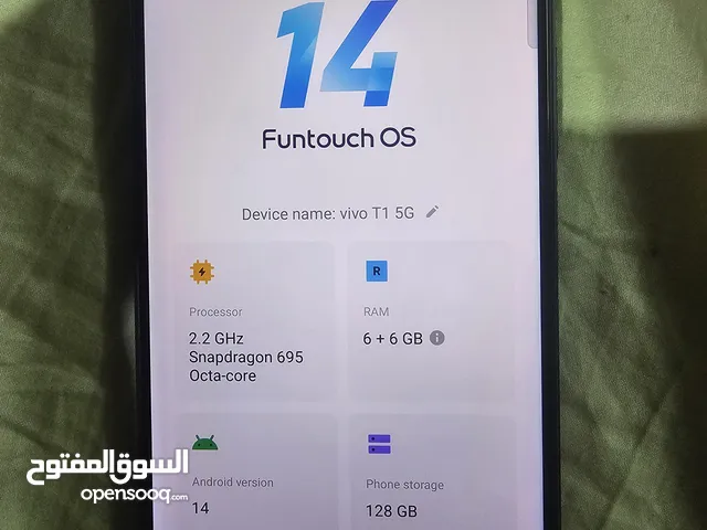 تريد بيع Vivo T1 128/12 في حالة ممتازة تريد أن عاجلة أي هيئة مهتمة يمكن أن conta