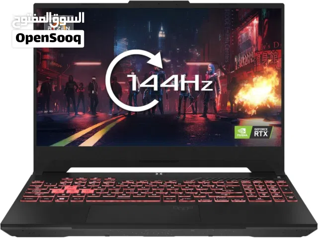 Laptop ASUS TUF Gaming A15, AMD RyzenTM 7 170 لابتوب اسوس رايزن سفن