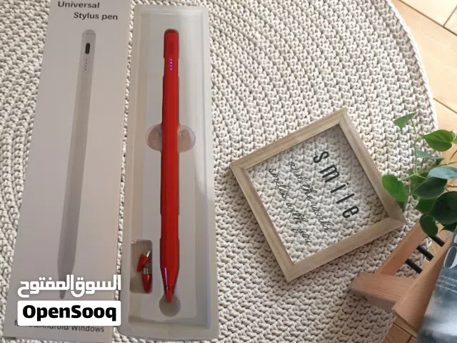 قلم لمس اكتروني بالشحن يدعم جميع انواع الايبادات والهواتف واللابتوب اللمس واي شي لمس