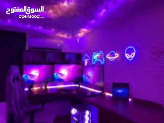 اضاءه ليتات مميز للغرفه وصاله