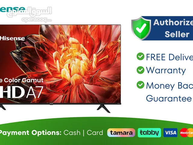 Hisense 55 inch Smart TV - 4K - Brand New - Warranty - Free Deliver - 32 43 50 65 75 85