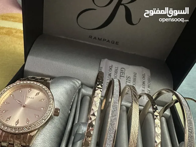 ساعة أصلية مع 6 أساور جديدة