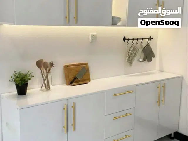 كاونتر وملحق مترين تركي mdfوسنك مرمر
