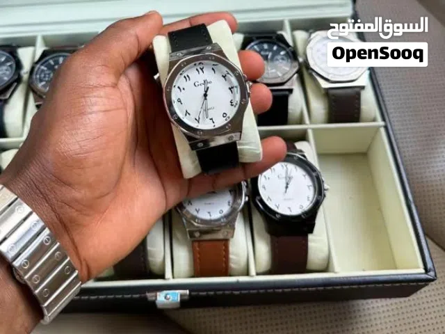 ساعات جوده وخامه ربي يبارك كوالتي ممتاز بالضمانه جلد انواع واشكال مقاومه للماء وسعرها حرق كمية محدود