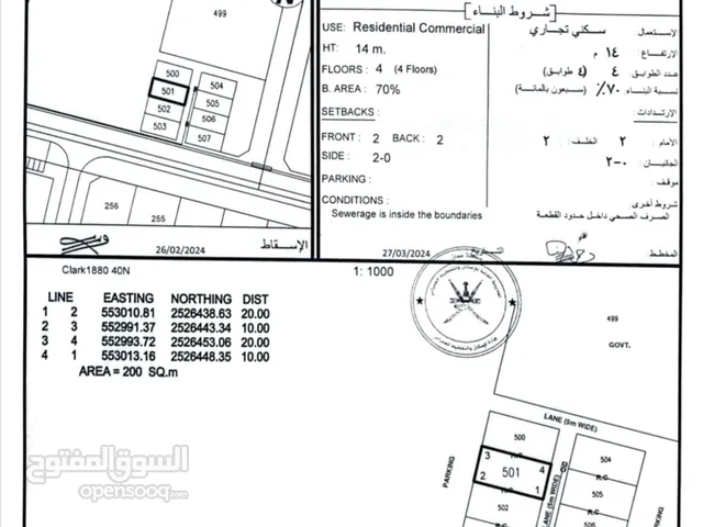 Commercial Land for Sale in Al Dakhiliya Nizwa