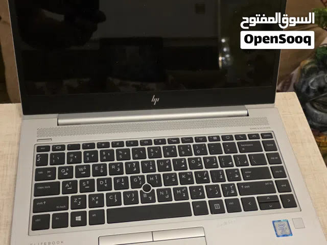 للبيع HP EliteBook 840 G5 i7  لابتوب نظيف جداً بحالة ممتازة مع بطارية قوية ورام 16GB وسعة 512GB