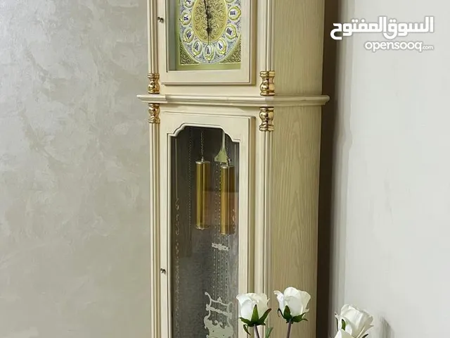 ساعة مكتبيه طويلة خشب