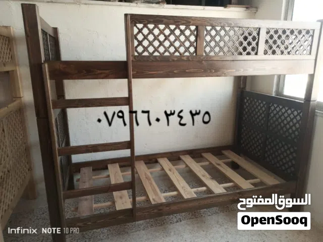 تخت طابقين اربسك تخوت واسره سرير مفرد  تخت طابقين خشب سويد كامل مع امكانيه فصل التخت