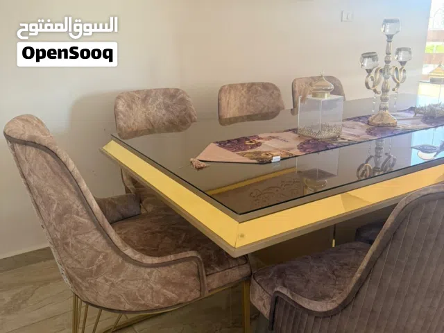 غرفه سفره للبيع بحاله جديد استعمال بسيط جدا جدا بحاله الجديد غرفه سفره من شهوان