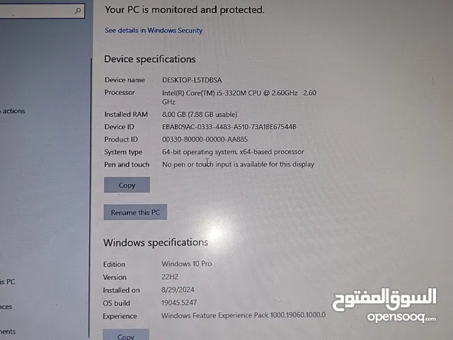 Windows HP for sale  in Dubai