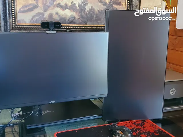 laptop asus rog strix g531gt مع شاشتين اسوس 100 هيرتز وكاميرا فانيتك
