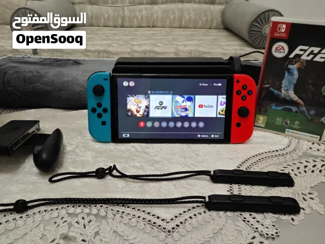 نينتندو سويتش أوليد نظيف معاه ألعاب