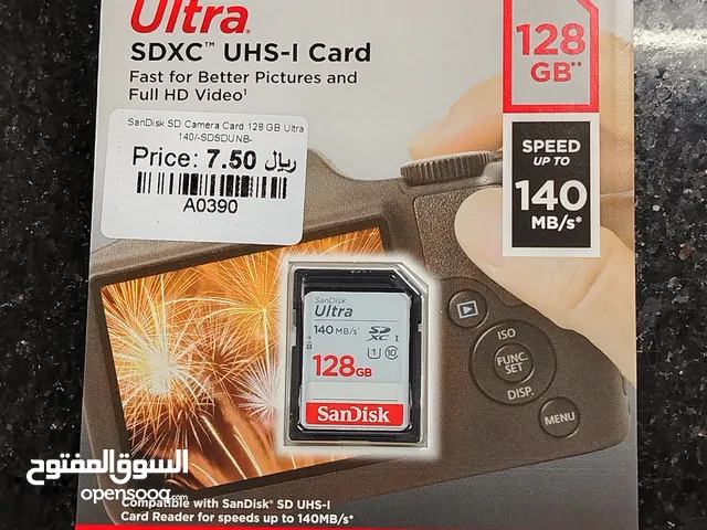 Sandisk SD Camera Card 128GB Ultra 140MB/s