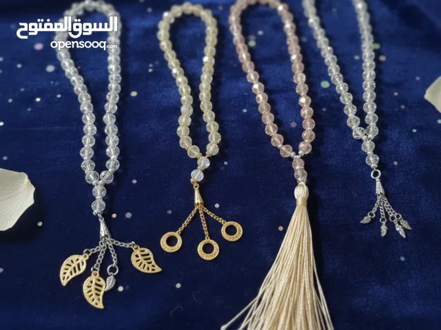 سبح كريستال فاخرة  جودة عالية ولمعة أنيقة تناسب الذوق الراقي