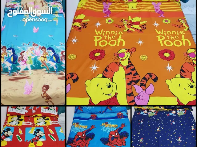 Single and double bedsheets for kids