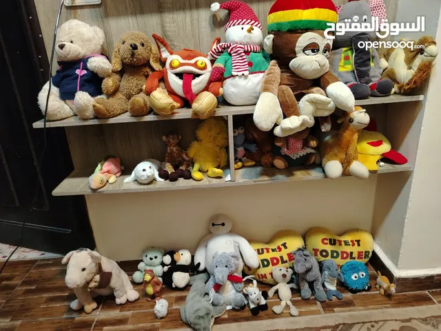 العاب اطفال للبيع 31لعبه   ....17لعبه كبير و13 لعبه صغيره... بحالة الوكالة ألعاب قطنية ومحشوة