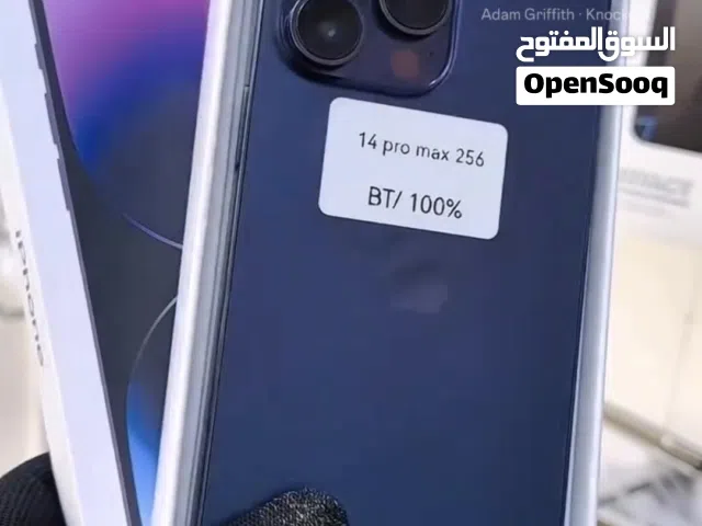 من معارض ابل ايفون 14 برو ماكس 256 جيجا نسبة بطارية 100% بحالة الجديد