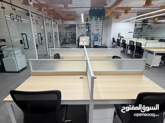 للايجار مكتب مؤثثة بالكامل في الرياض شهري وسنوي في حي السويدي والعارض والسليمانية