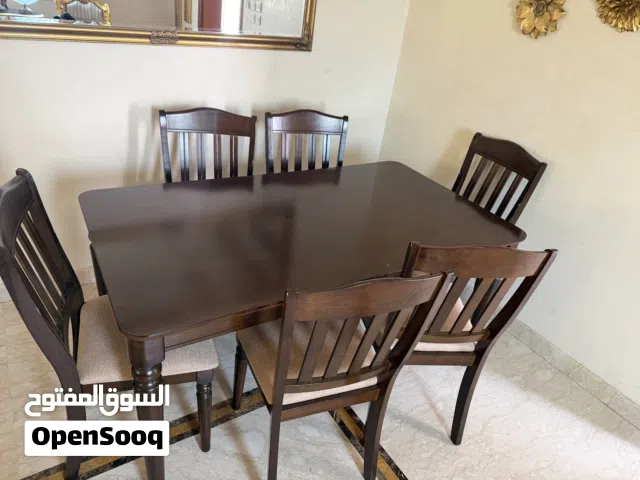 طاولة سفرة ستة كراسي