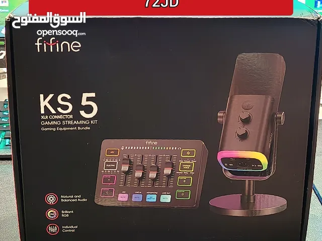 Fifine KS5 Bundle (Fifine AM8, Sc3, L9) مجموعة فايفاين الأحترافية للتسجيل والبث